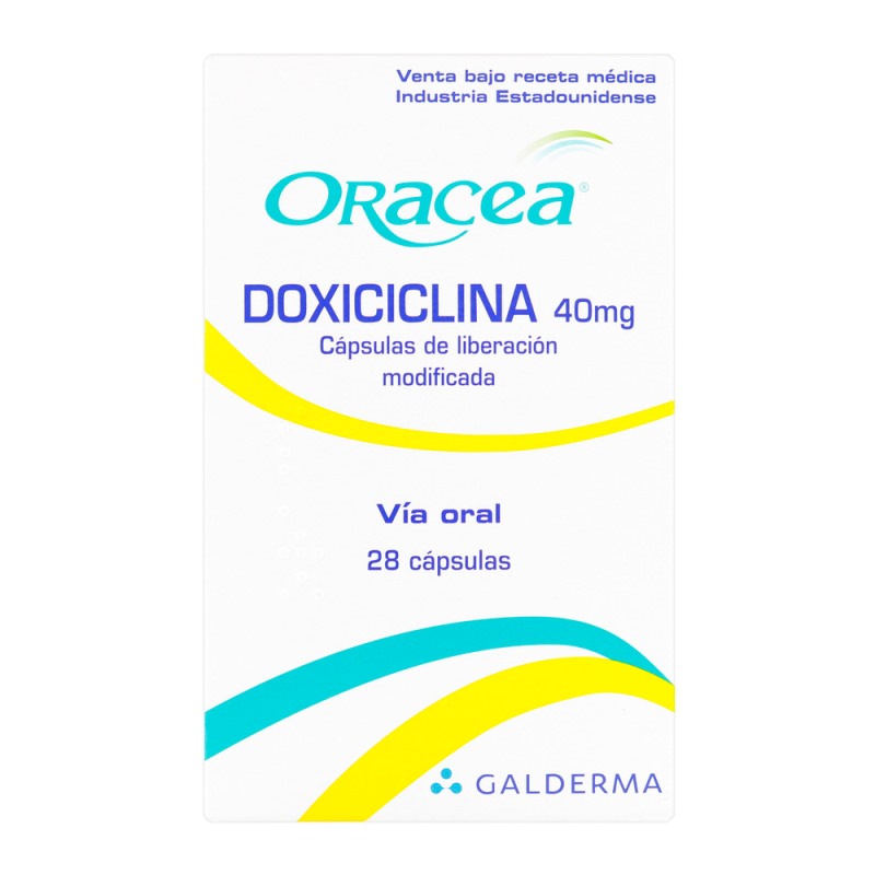 Oracea 40 Mg 28 Capsulas (A)(3%+)(Pae)