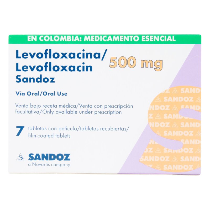 Levofloxacino 500 Mg 7 Tabletas Sz