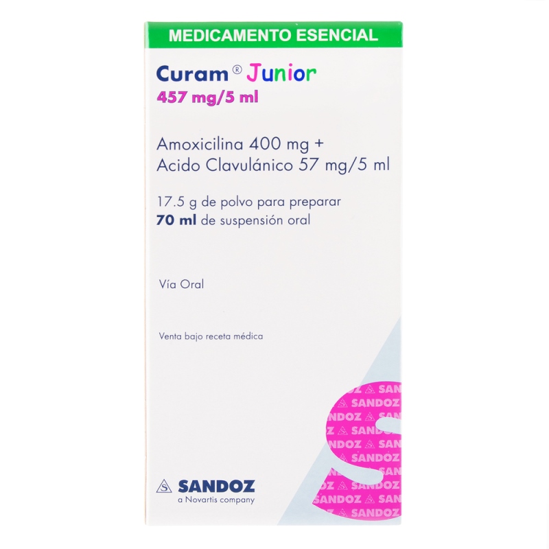 Curam Junior 457 Mg Susp 70 Ml (3%+)