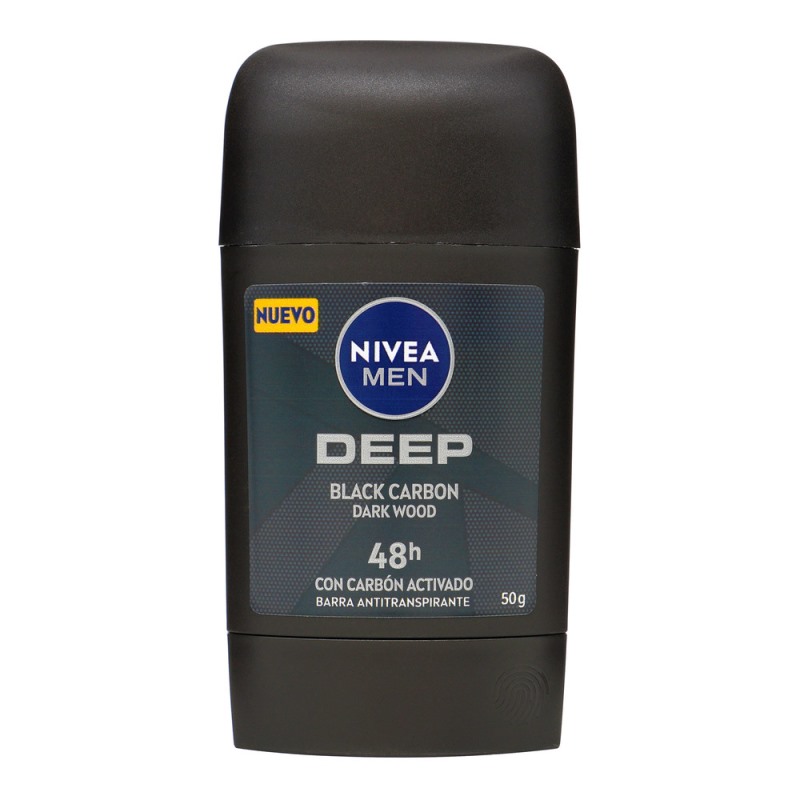 Dte.Nivea Barra Deep Black Carbon 50 G
