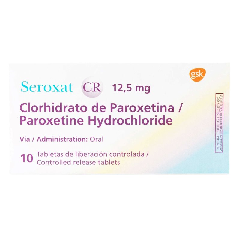Seroxat Cr 125 Mg 10 Tabletas (3%+)