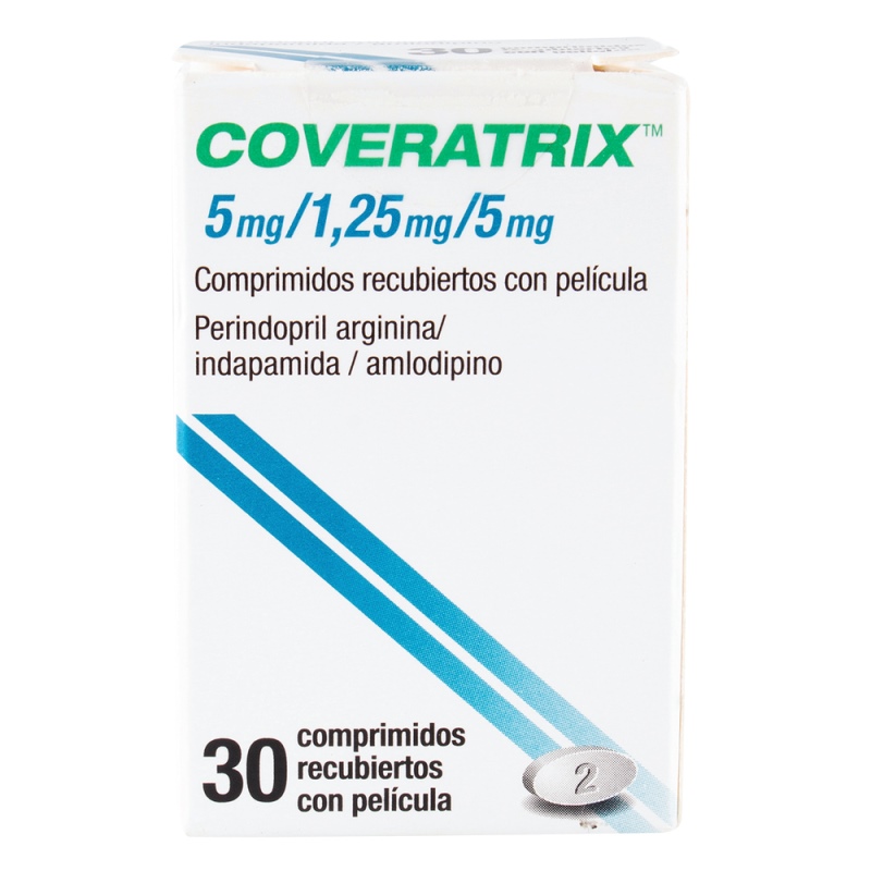 Coveratrix 5Mg/125Mg/5Mg 30 Tabletas(A)