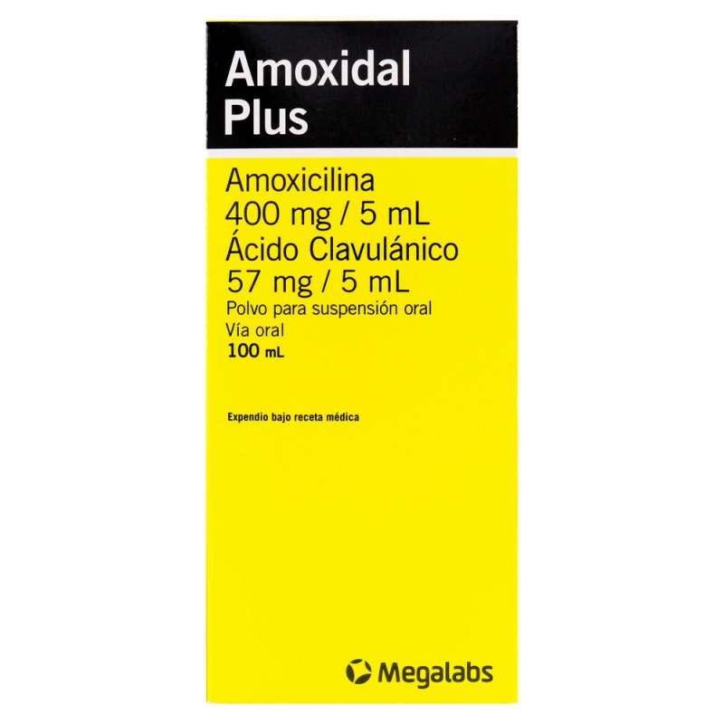 Amoxidal Plus Polvo Suspension 100 Ml