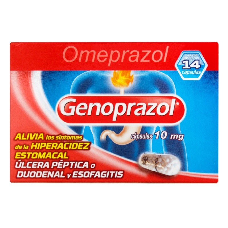 Genoprazol 10 Mg Cap Caja X 14