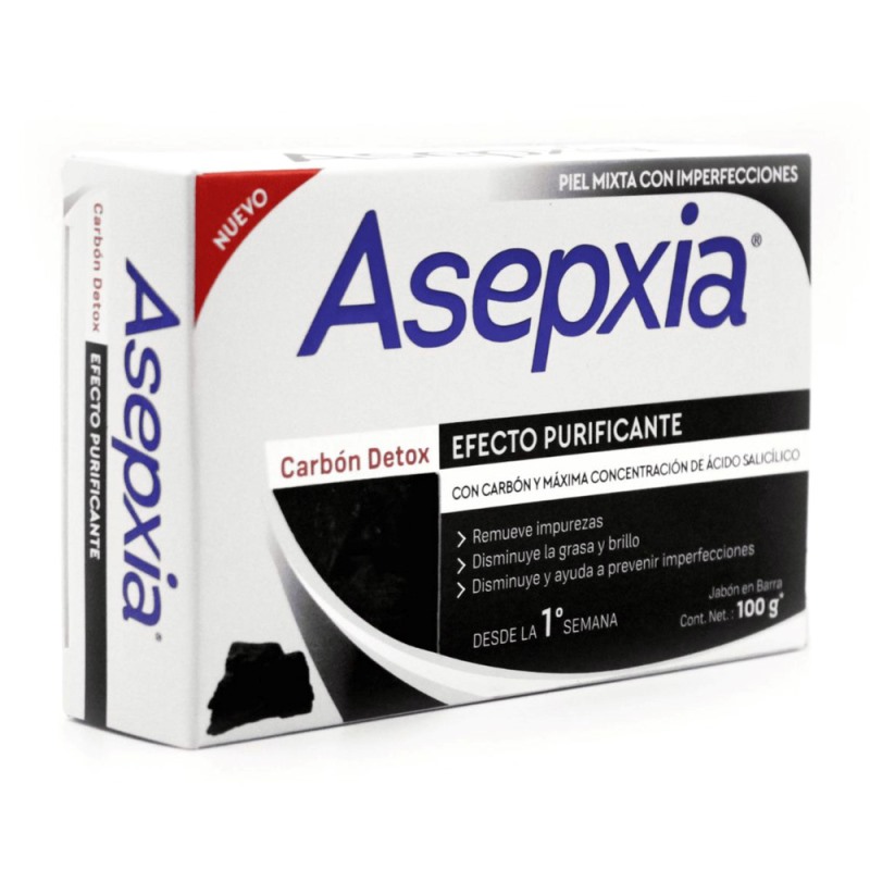 Jabon Asepxia Carbon Detox 100 Gr(Sf)