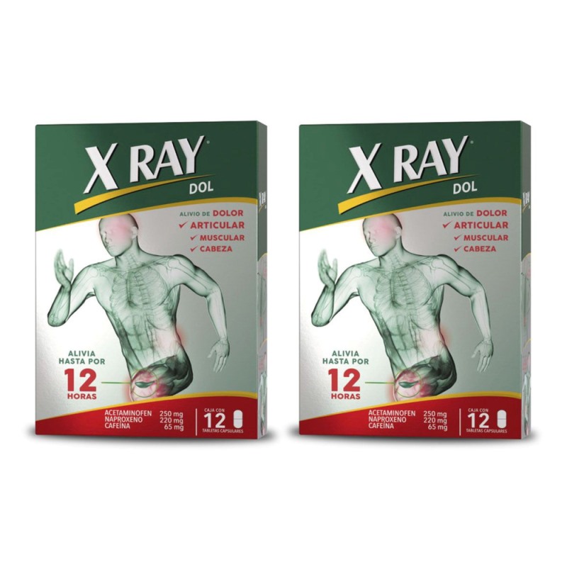 Xray Dol X 12 Tbs Pack X 2 Caja Pe (Sf)
