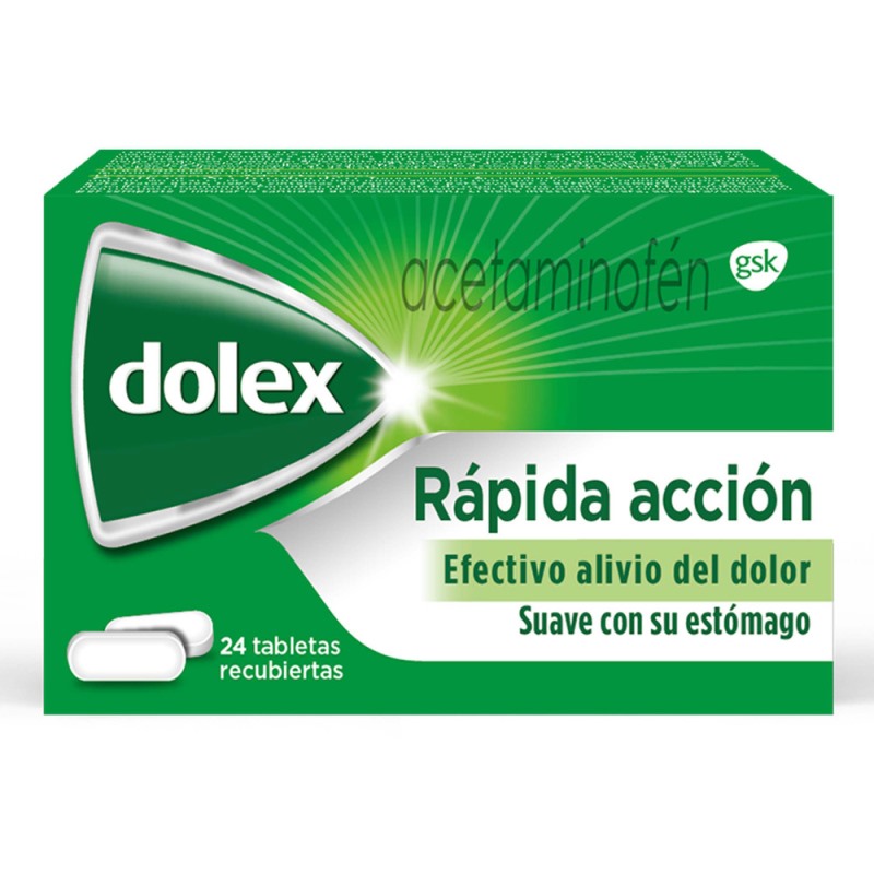 Dolex 500 Mg 24 Tabletas Rapida Accion