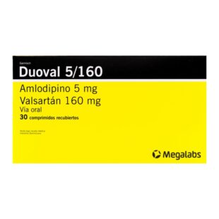 Duoval 5Mg/160Mg 30 Comprimidos