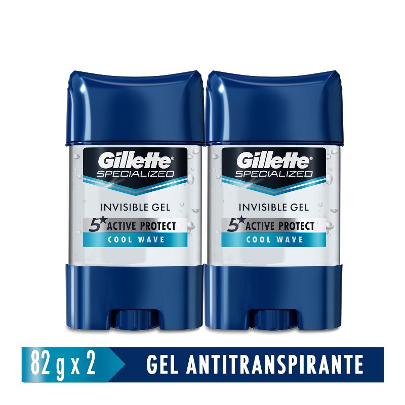 2 Dtegillette Gel Cool Wave 82 Gr
