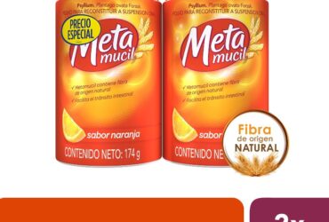 2 Metamucil Fibra 174Gr Fco 30 Dosis Pe