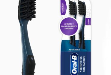 2 Cepillo Manual Oral-B 7 Ben. Negro