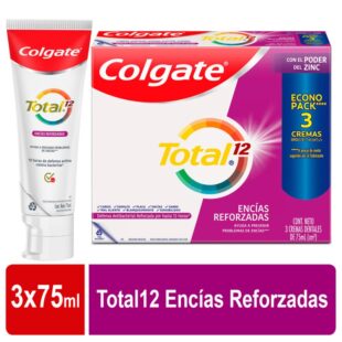 3Crecolgate Total 12 Encias Reforz75Ml