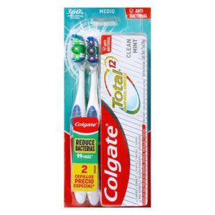 2 Cep.Colgate 360 Twinpack+Tot.75 Ml Med