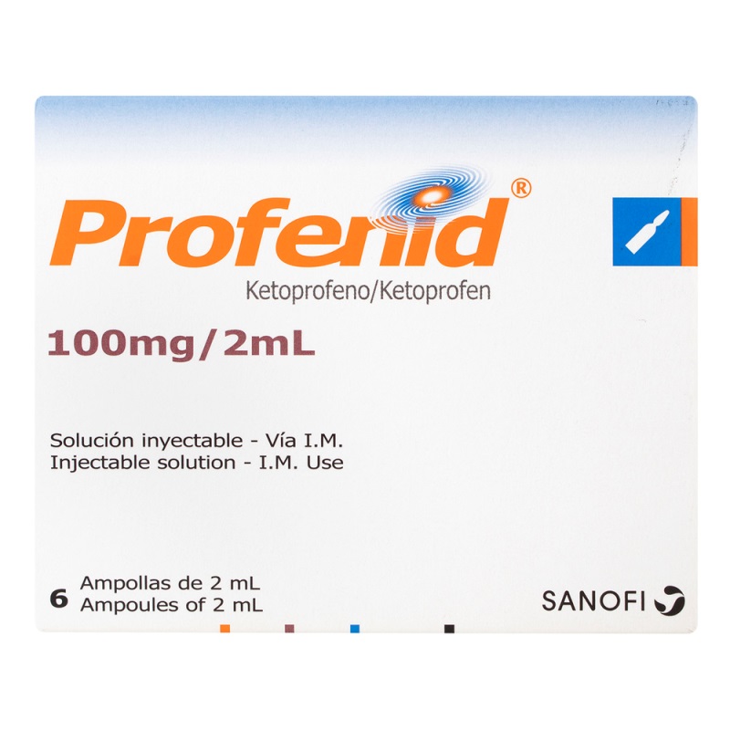 Profenid 100 Mg 6 Ampollas (M)