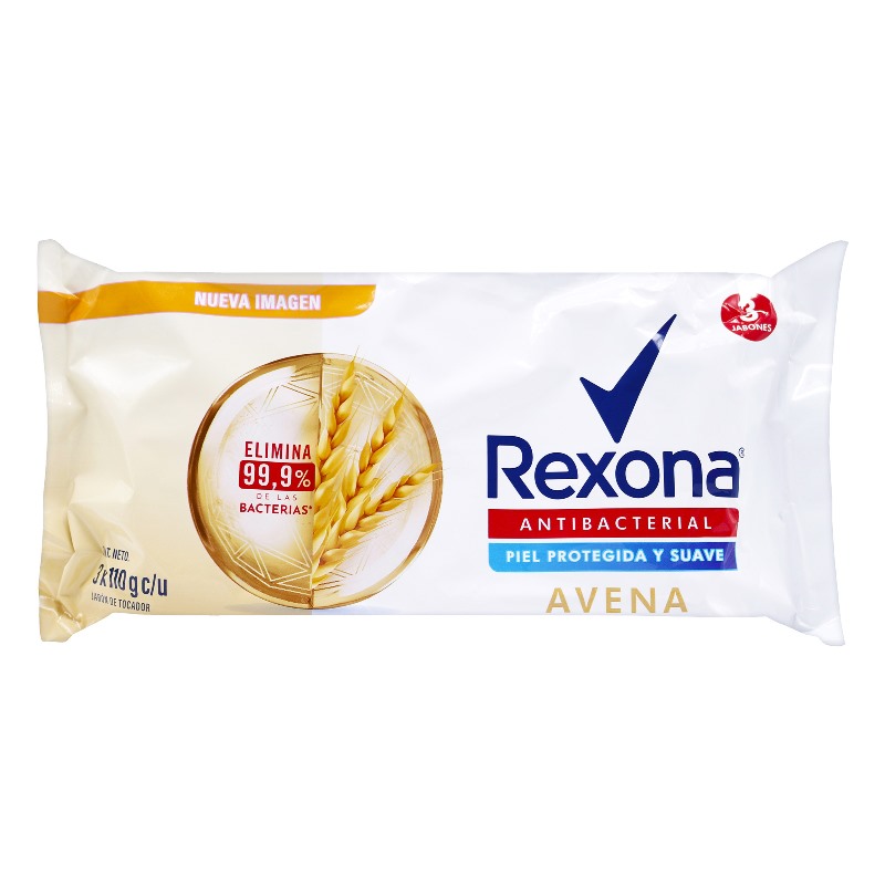 3 Jabones Rexona Antibac.Avena 110 G