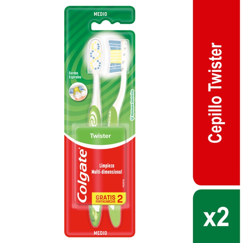 2 Cepcolgate Twister Gts 2 Portcabezas
