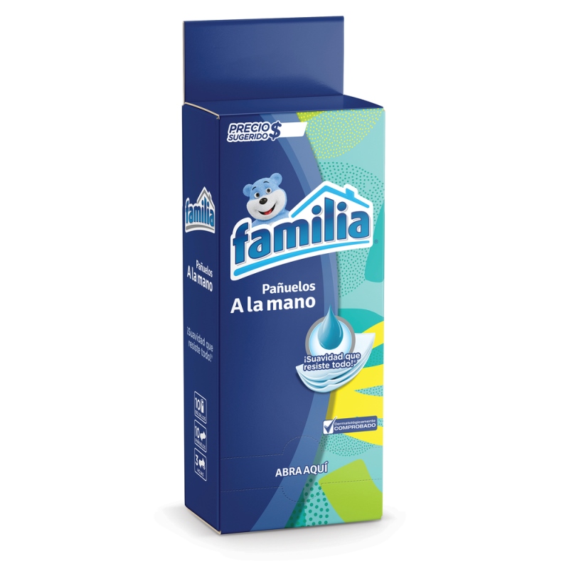 Panuelos Familia Bolsillo Disp10 Und