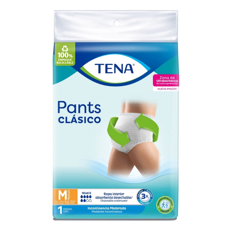 Pantena Pants Clasico Medium 1 Unidad