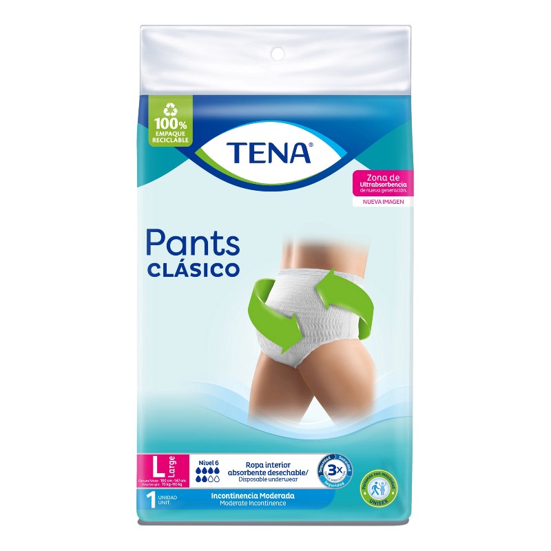 Pantena Pants Clasico Large 1 Unidad