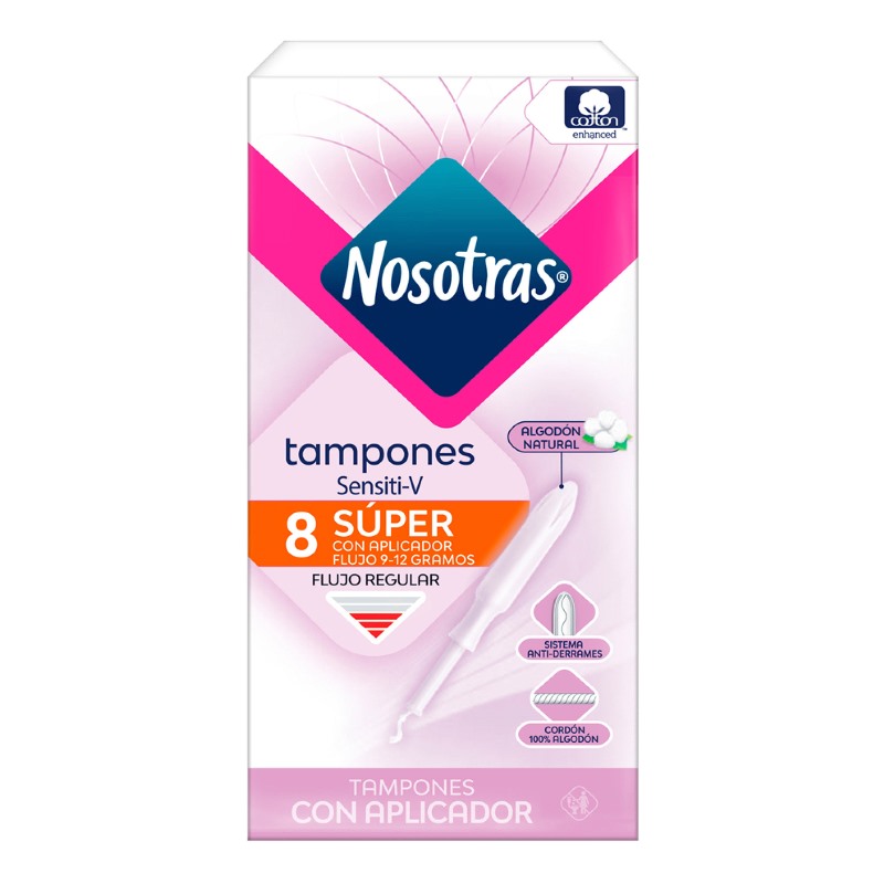 Tampnosotras Capli Sensiti-V Sup8Und