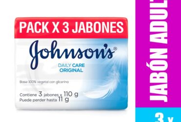 3 Jabon Jj Adulto Original 110 Gr
