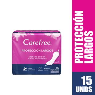 Protdiarios Carefree Largos 15 Und