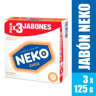 3 Jabon Neko Avena 125 Gr