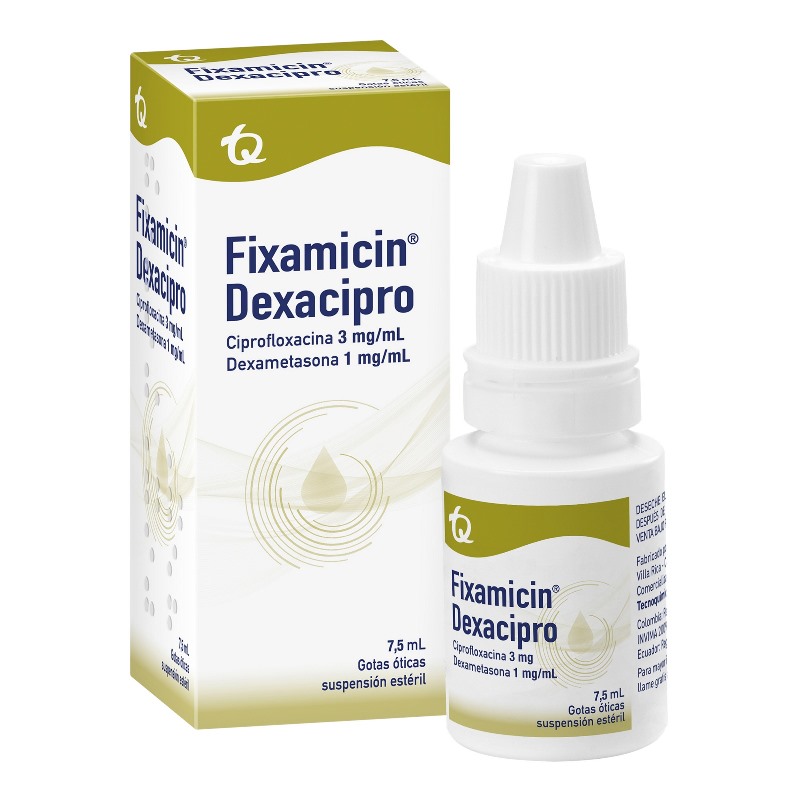Fixamicin Dexacipro Gotas 75 Ml (3%+)