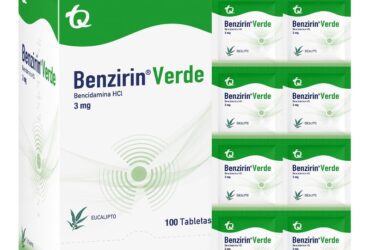 Benzirin Verde Eucalipto 100 Tabletas(A)