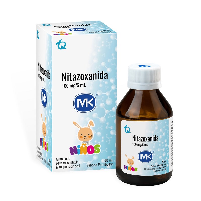 Nitazoxanida 100 Mg Suspension 60 Ml Mk