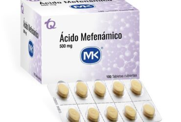 Acido Mefenamico 500 Mg 100 Tabletas Mk