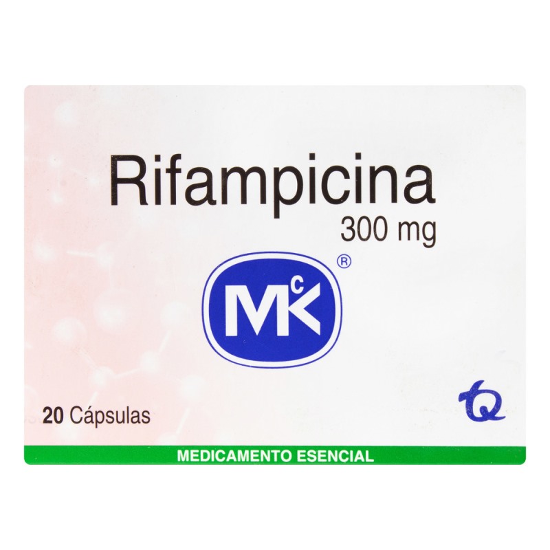 Rifampicina 300 Mg 20 Capsulas Mk