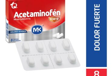 Acetaminofen Forte 8 Tabletas Mk