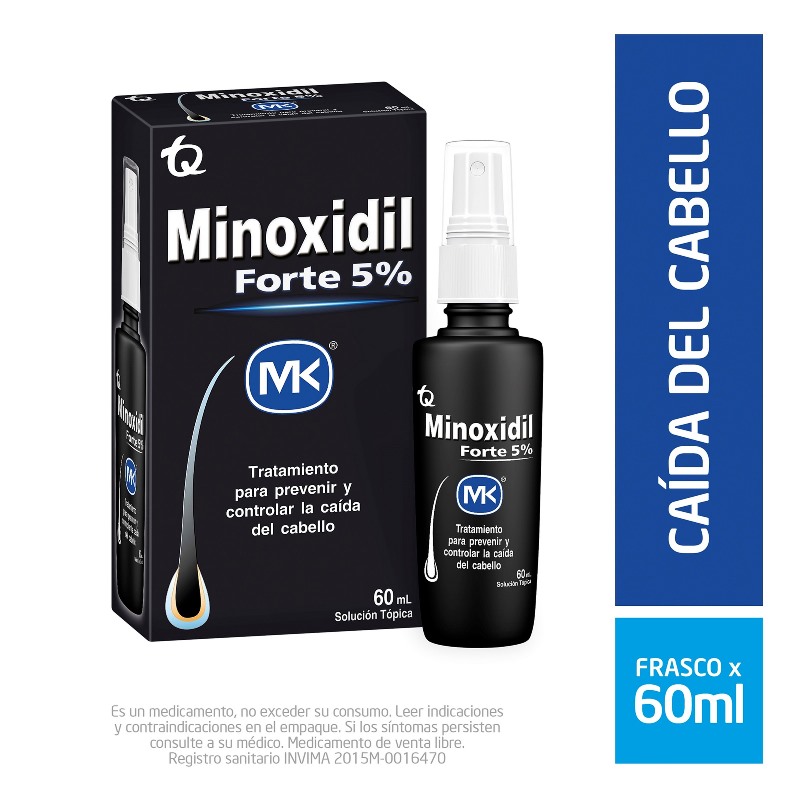 Minoxidil Forte 5% Locion 60 Ml Mk