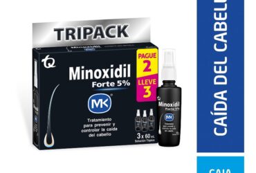 Tripack Minoxidil Forte 5% 60Ml Pa2Ll3Mk