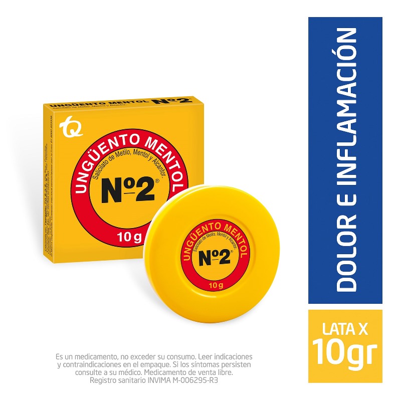 Unguento Mentol No2 10 Gr