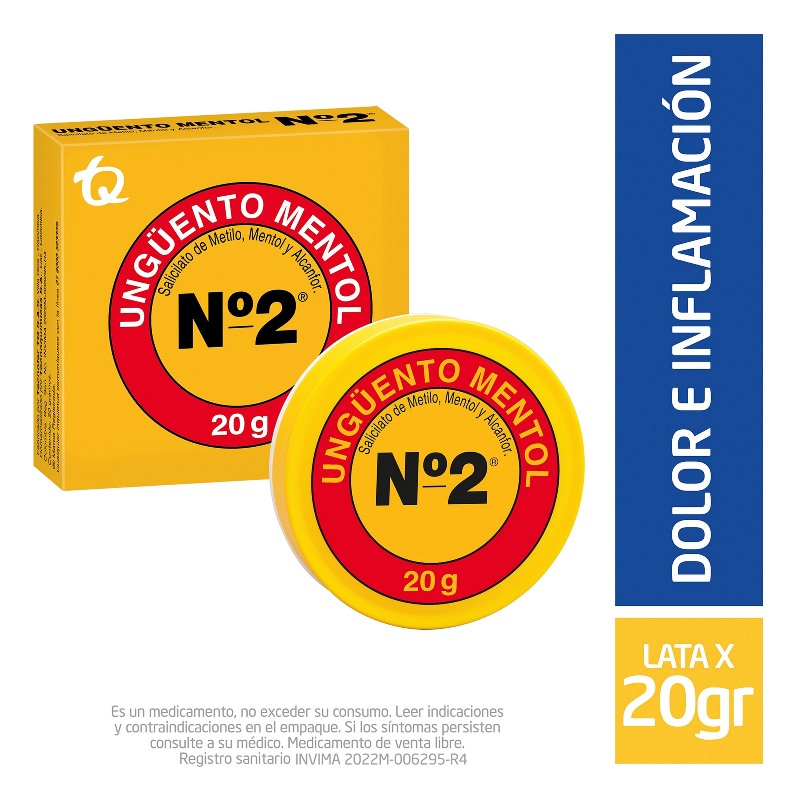 Unguento Mentol No 2 20 Gr