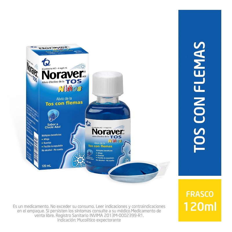Noraver Tos Ninos Chicazul Jarabe 120Ml
