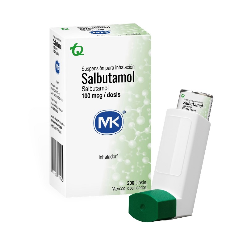 Salbutamol Inhalador 200 Dosis Mk