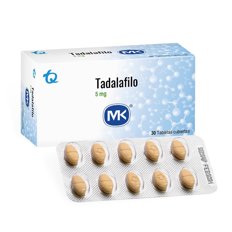Tadalafilo 5 Mg 30 Tabletas Mk(3%+)(Pae)