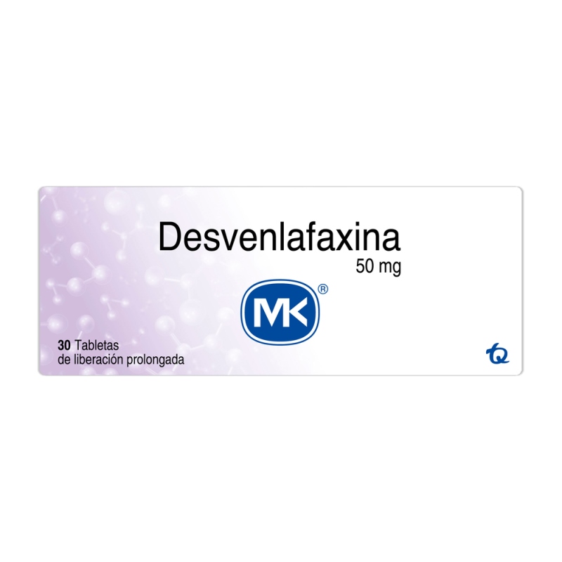 Desvenlafaxina 50 Mg 30 Tabletas Mk(3%+)