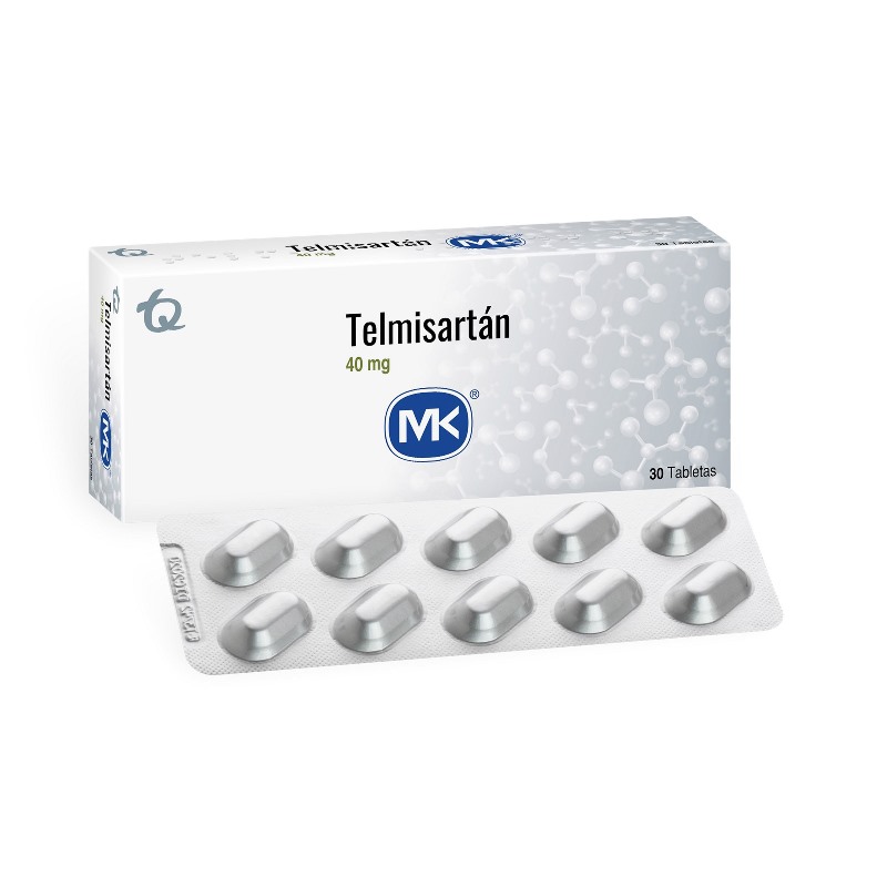 Telmisartan 40 Mg 30 Tabletas Mk(M)12996