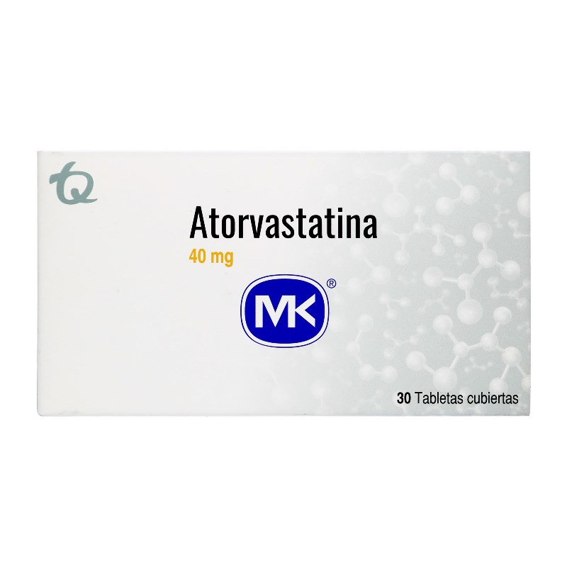 Atorvastatina 40 Mg 30 Tbs Mk(3%+)(Pae)