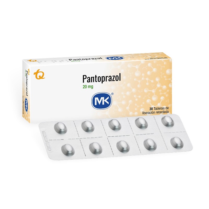 Pantoprazol 20 Mg 30 Tabletas Mk(Pae)