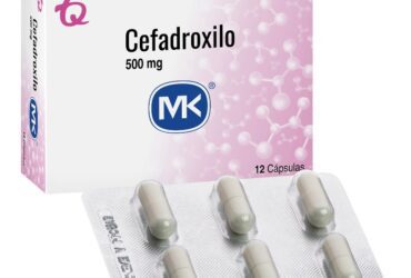 Cefadroxilo 500 Mg 12 Tabletas Mk