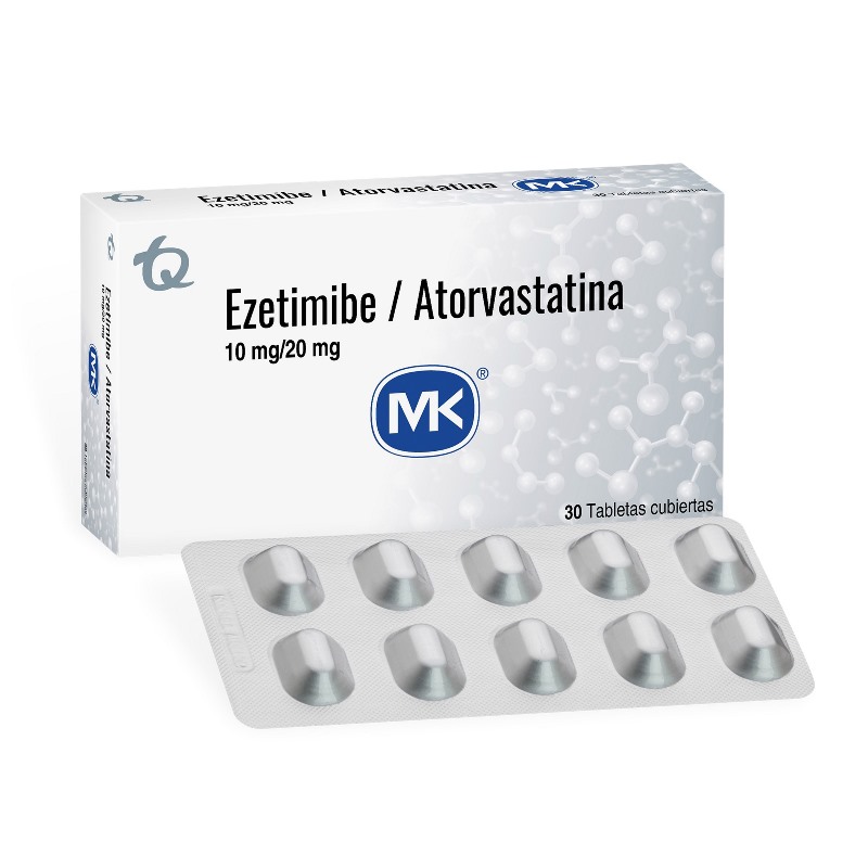 Ezetimibe 10 Mg Atorvast20 Mg 30 Tbs Mk