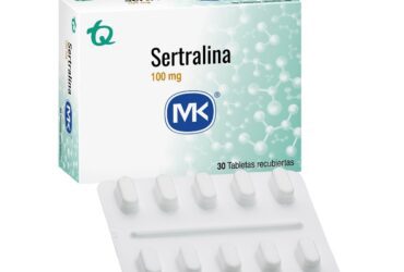 Sertralina 100 Mg 30 Tabletas Mk