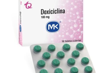 Doxiciclina 100 Mg 15 Tabletas Mk
