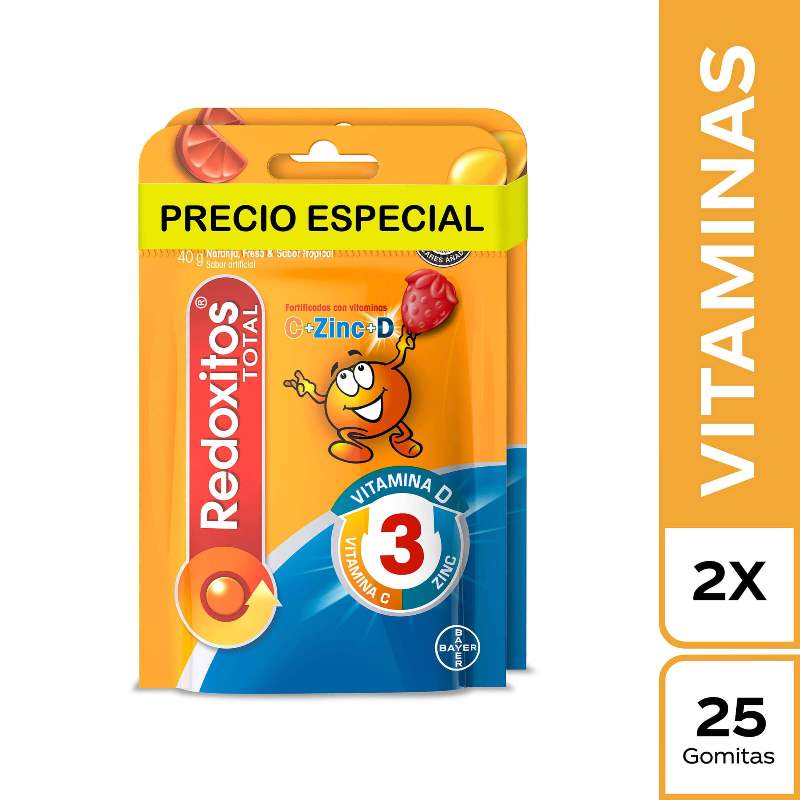2 Redoxitos Total Gums 25 Und Pe