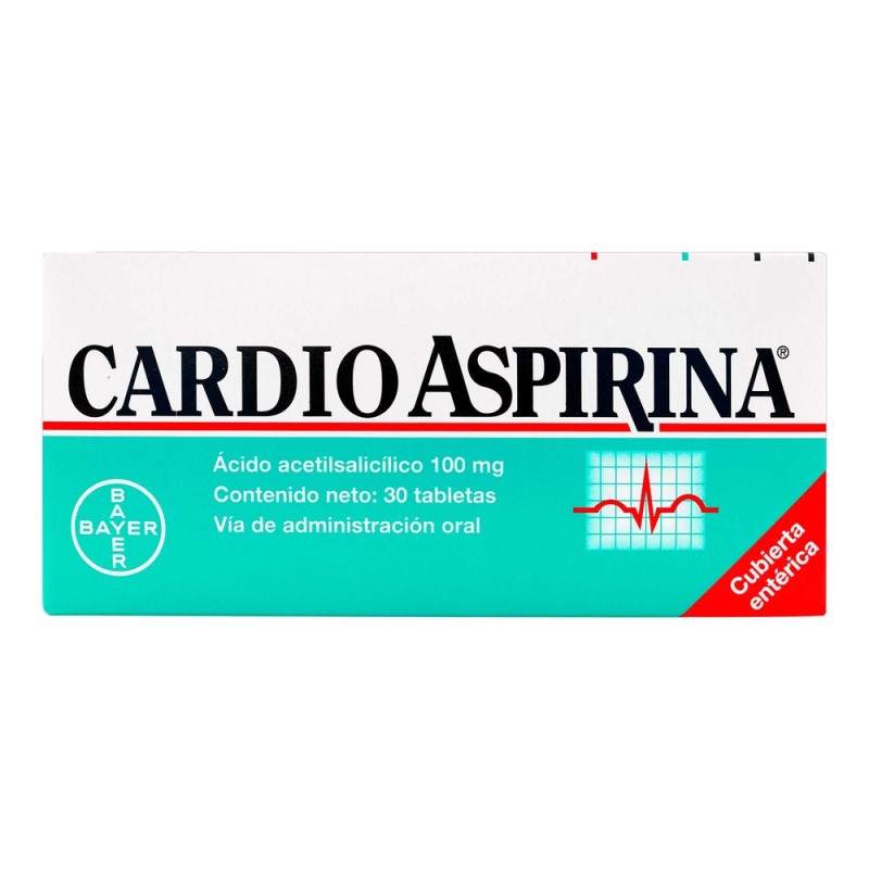 Cardioaspirina 100 Mg 30 Tabletas(Pdb)
